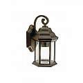 Applique Da Esterno Contemporanea Rude Alluminio E Vetro Ruggine 1 Luce E27 776/11