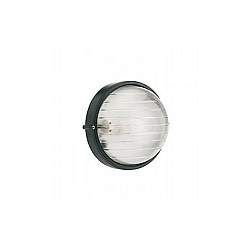 Applique Esterno Piccola Industriale Tonda Alluminio E Vetro Nero 1 Luce E27 Applique Esterno Piccola Industriale Tonda Alluminio E Vetro Nero 1 Luce E27