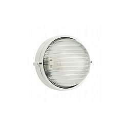Applique Esterno Grande Industriale Tonda Alluminio E Vetro Bianco 1 Luce E27 Applique Esterno Grande Industriale Tonda Alluminio E Vetro Bianco 1 Luce E27