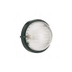 Applique Esterno Grande Industriale Tonda Alluminio E Vetro Nero 1 Luce E27 Applique Esterno Grande Industriale Tonda Alluminio E Vetro Nero 1 Luce E27