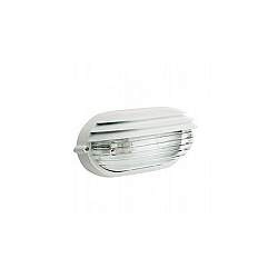 Applique Con Gabbia Piccola Palpebra Ovale Alluminio E Vetro Bianco 1 Luce E27 Applique Con Gabbia Piccola Palpebra Ovale Alluminio E Vetro Bianco 1 Luce E27
