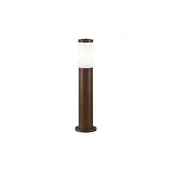 Palo Basso Moderno Panama Alluminio Ruggine-Corten 1 Luce E27 300Cm
