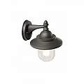 Applique Da Esterno Contemp. Rondo' Alluminio E Termoplastica Grigio 1 Luce E27 888/16