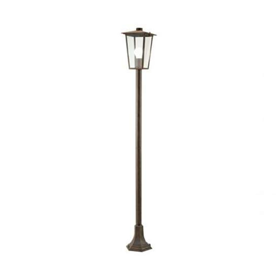 Lampione Contemporaneo Ribot Alluminio Nero 1 Luce E27 | Sovil