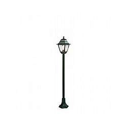 Palo Da Esterno Contemporaneo Old Alluminio E Vetro Nero 1 Luce E27