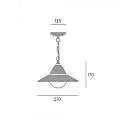 Sospensione Contemporanea Yukon Alluminio Metallo Nero E Arancio 20W Led Cct3 97783/24