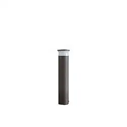 Palo Basso Contemporaneo Kep Alluminio Caffè 1 Luce Led 9W 3000K