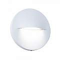 Segnapasso Tondo Moderno Open Alluminio Bianco 3W Led 3000K 98201/02