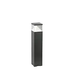 Paletto Basso Moderno Diamond Alluminio Grafite E Termoplastica 12W Led 3000K