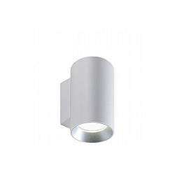 Applique Da Esterno Moderna Show Alluminio E Vetro Bianco Led 20W 3000K Applique Da Esterno Moderna Show Alluminio E Vetro Bianco Led 20W 3000K