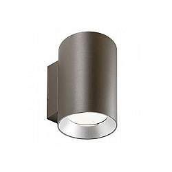 Applique Da Esterno Moderna Show Alluminio E Vetro Ruggine Led 20+20W 3000K Applique Da Esterno Moderna Show Alluminio E Vetro Ruggine Led 20+20W 3000K