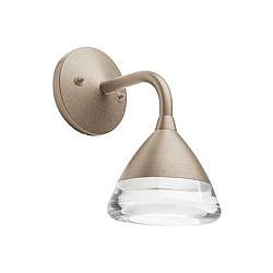 Applique Contemporanea Graal Alluminio Tortora 1 Luce Led 20W 3000K Applique Contemporanea Graal Alluminio Tortora 1 Luce Led 20W 3000K