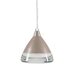 Sospesione Contemporanea Graal Alluminio Tortora 1 Luce Led 20W 3000K