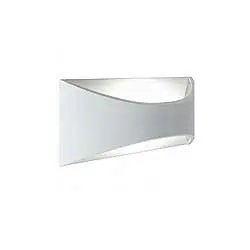Applique Da Esterno Moderna Moon Alluminio E Termoplastica Bianco Led 6W 4000K
