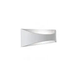 Applique Da Esterno Moderna Moon Alluminio E Termoplastica Bianco Led 12W 4000K