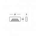 Applique Da Esterno Moderna Trend Materie Platiche E Grigio Led 3W 4000K 99120/72
