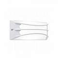 Applique Esterno Contemp. Bra Alluminio E Termoplastica Bianco Led 10W 4000K 99144/02
