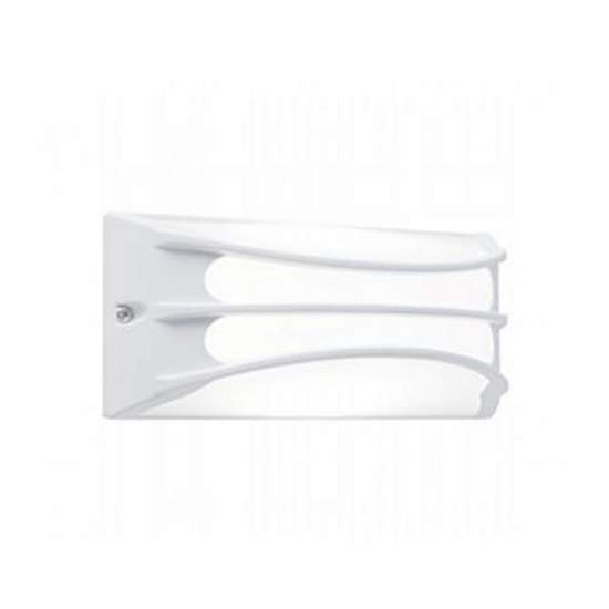 Applique Esterno Contemp. Bra Alluminio E Termoplastica Bianco Led 10W 4000K 99144/02