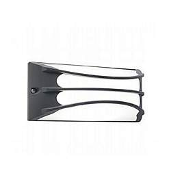 Applique Da Esterno Contemp. Bra Alluminio E Termoplastica Grigio Led 10W 4000K Applique Da Esterno Contemp. Bra Alluminio E Termoplastica Grigio Led 10W 4000K