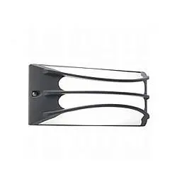 Applique Da Esterno Contemp. Bra Alluminio E Termoplastica Grigio Led 10W 4000K