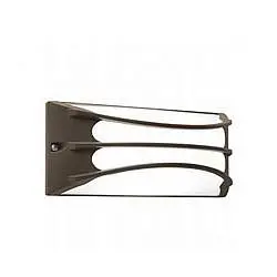 Applique Da Esterno Contemp. Bra Alluminio E Termoplastica Caffè Led 10W 4000K