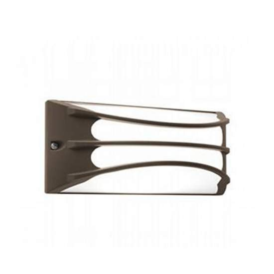 Applique Da Esterno Contemp. Bra Alluminio E Termoplastica Caffè Led 10W 4000K 99144/27