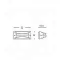 Applique Da Esterno Contemp. Bra Alluminio E Termoplastica Caffè Led 10W 4000K 99144/27