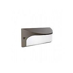 Applique Da Esterno Moderna Dome Alluminio E Termoplastica Caffè Led 10W 4000K Applique Da Esterno Moderna Dome Alluminio E Termoplastica Caffè Led 10W 4000K