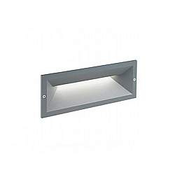 Segnapasso Incasso Chiuso Mask Alluminio E Termoplastica Grigio Led 12W 4000K Segnapasso Incasso Chiuso Mask Alluminio E Termoplastica Grigio Led 12W 4000K