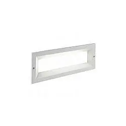 Segnapasso Esterno Moderno Mask Alluminio E Termoplastica Bianco Led 12W 4000K