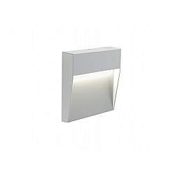 Applique Da Esterno Geo Square Alluminio E Termoplastica Bianco Led 3W 4000K Applique Da Esterno Geo Square Alluminio E Termoplastica Bianco Led 3W 4000K