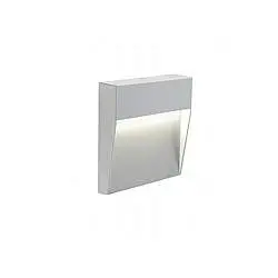 Applique Da Esterno Geo Square Alluminio E Termoplastica Bianco Led 3W 4000K