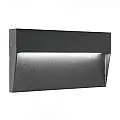Segnapasso Rettangolare Moderno Geo Alluminio Grafite 6W Led 4000K 99158/16