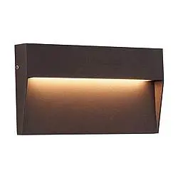 Segnapasso Rettangolare Moderno Geo Alluminio Caffè 6W Led 4000K