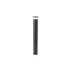 Palo Da Esterno Moderno H80Cm Kep Alluminio E Termoplastica Grigio Led 9W 4000K