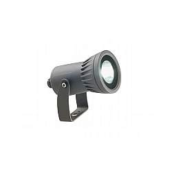 Faretto Orientabile Da Esterno Moderno Gun Alluminio E Vetro Grigio Led 6W 4000K Faretto Orientabile Da Esterno Moderno Gun Alluminio E Vetro Grigio Led 6W 4000K