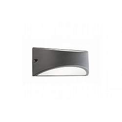 Applique Da Esterno Moderna Lhasa Alluminio E Termoplastica Grigio Led 10W 4000K Applique Da Esterno Moderna Lhasa Alluminio E Termoplastica Grigio Led 10W 4000K