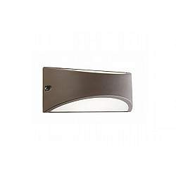 Applique Da Esterno Moderna Lhasa Alluminio E Termoplastica Caffè Led 10W 4000K Applique Da Esterno Moderna Lhasa Alluminio E Termoplastica Caffè Led 10W 4000K