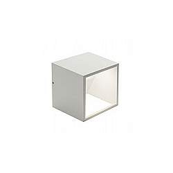 Applique Da Esterno Moderna Niko Alluminio E Vetro Bianco Led 9W 4000K Applique Da Esterno Moderna Niko Alluminio E Vetro Bianco Led 9W 4000K