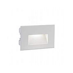 Segnapasso Dente Da Esterno Moderno Spina Alluminio E Vetro Bianco Led 3W 4000K Segnapasso Dente Da Esterno Moderno Spina Alluminio E Vetro Bianco Led 3W 4000K