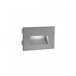 Segnapasso Dente Da Esterno Moderno Spina Alluminio E Vetro Grigio Led 3W 4000K Segnapasso Dente Da Esterno Moderno Spina Alluminio E Vetro Grigio Led 3W 4000K
