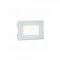 Segnapasso Da Esterno Moderno Spina Alluminio E Vetro Bianco Led 3W 4000K 99193/02