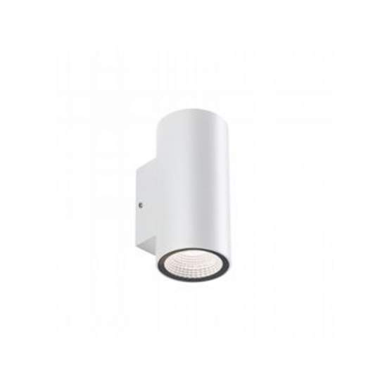 Applique Da Esterno Moderna Sino Alluminio E Vetro Bianco Led 3+3W 4000K 99195/02