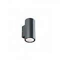 Applique Da Esterno Moderna Sino Alluminio E Vetro Grigio Led 3+3W 4000K 99195/16