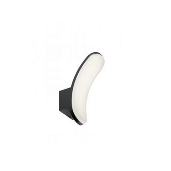 Applique Esterno Moderna Virgola Alluminio E Termoplastica Grigio Led 15W 4000K 99198/16