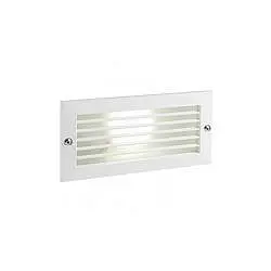 Segnapasso Esterno Incasso Chiuso Escape Alluminio E Vetro Bianco Led 10W 4000K