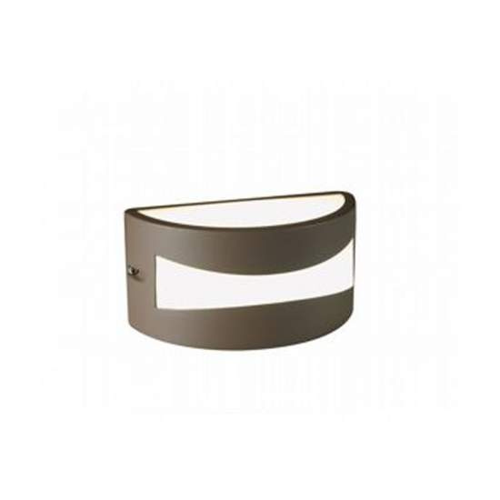 Applique Da Esterno Moderna Tibet Alluminio E Termoplastica Caffè Led 10W 4000K 99475/27
