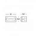 Applique Da Esterno Moderna Tibet Alluminio E Termoplastica Caffè Led 10W 4000K 99475/27