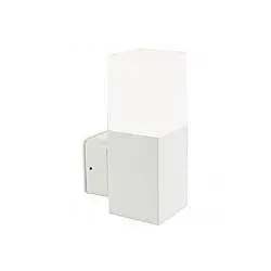 Applique Da Esterno Moderna Kube Alluminio E Termoplastica Bianco Led 7W 4000K