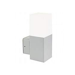 Applique Da Esterno Moderna Kube Alluminio E Termoplastica Grigio Led 7W 4000K Applique Da Esterno Moderna Kube Alluminio E Termoplastica Grigio Led 7W 4000K